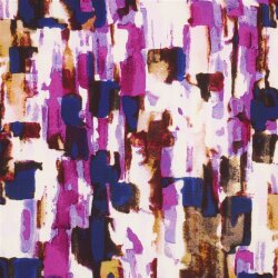 Viskosestoff Digital abstrakte Muster - lila