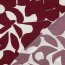 Viskosestoff Blumenschatten - weinrot