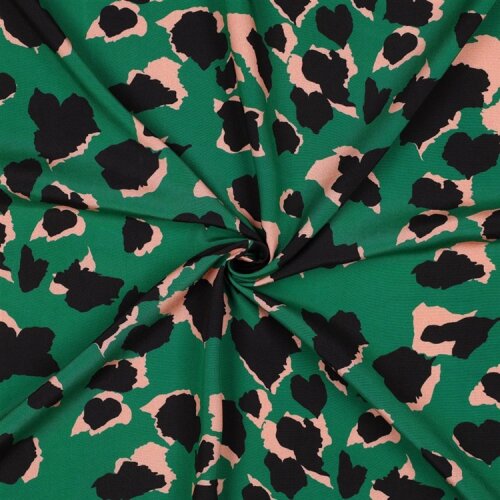 Viskosestoff Tiere SKIN - GREEN