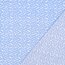 Viskosestoff Musterstreifen - hellblau