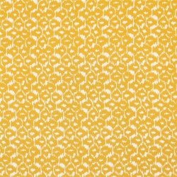 Viskosestoff Musterstreifen - gelb