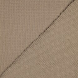 Waffelpiqué *Vera* 6mm - dunkelbeige