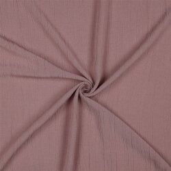 Viskose_Leinen gecrasht - altperlrosa