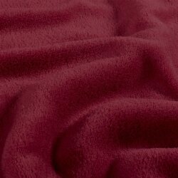 Wellnessfleece *Marie* Uni - dunkel kirschrot