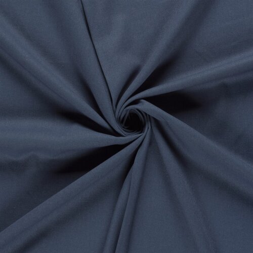 Viskose Leinen Mix Uni – stahlblau