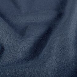 Viskose Leinen Mix Uni – stahlblau