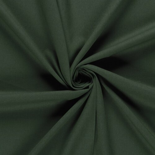 Viskose Leinen Mix Uni – tannengrün