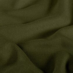 Viskose Leinen Mix Uni – dunkeloliv