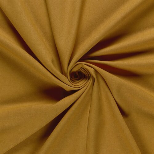 Viskose Leinen Mix Uni – ocker