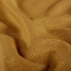 Viskose Leinen Mix Uni – ocker