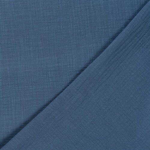 Musselin Slub *Marie* - indigo