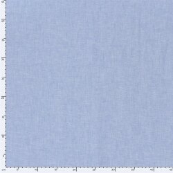 Leinen Chambray Uni Meliert - babyblau