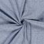 Leinen Chambray Uni Meliert - indigo