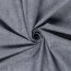 Leinen Chambray Uni Meliert - dunkelblau