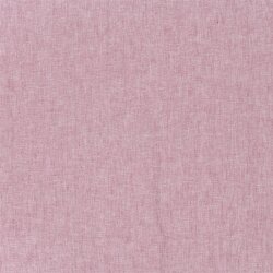 Leinen Chambray Uni Meliert - dunkelrot