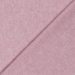 Leinen Chambray Uni Meliert - dunkelrot