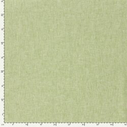 Leinen Chambray Uni Meliert - limette