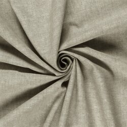 Leinen Chambray Uni Meliert - salbei