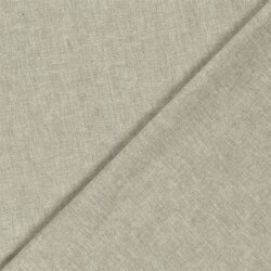 Leinen Chambray Uni Meliert - salbei
