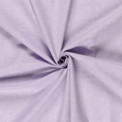 Leinen Chambray Uni Meliert - helllila