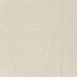 Leinen Chambray Uni Meliert - beige