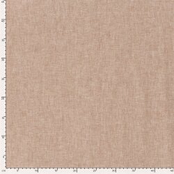 Leinen Chambray Uni Meliert - ziegelrot