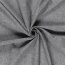 Leinen Chambray Uni Meliert - schwarz