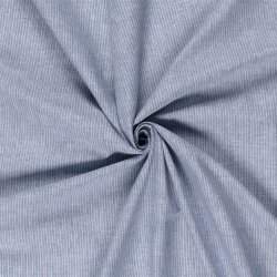 Leinen Chambray Mini Streifen Melange - indigo