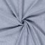 Leinen Chambray Mini Streifen Melange - indigo