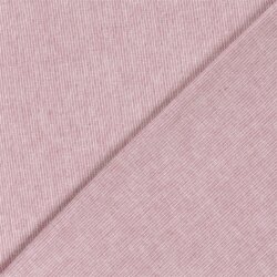 Leinen Chambray Mini Streifen Melange - dunkelrot