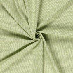 Leinen Chambray Mini Streifen Melange - kiwi
