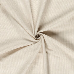Leinen Chambray Mini Streifen Melange - hellbeige