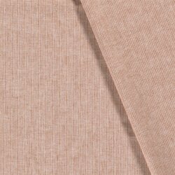 Leinen Chambray Mini Streifen Melange - ziegelrot