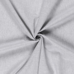Leinen Chambray Mini Streifen Melange - hellgrau