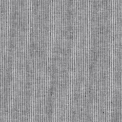 Leinen Chambray Mini Streifen Melange - schwarz