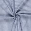 Leinen Chambray Streifen Melange - indigo
