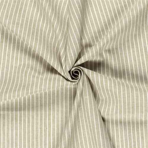 Leinen Chambray Streifen Melange - helloliv