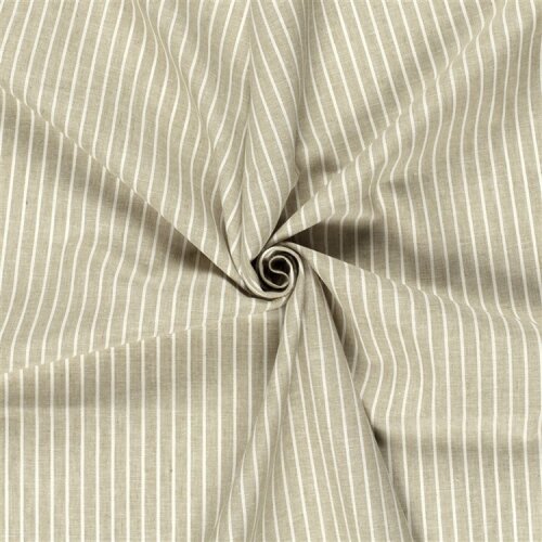 Leinen Chambray Streifen Melange - helloliv