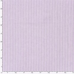 Leinen Chambray Streifen Melange - helllila