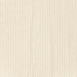 Leinen Chambray Streifen Melange - hellbeige
