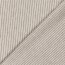 Leinen Chambray Streifen Melange - schoko