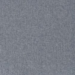 Leinen Chambray Fischgräte Melange - dunkelblau