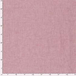 Leinen Chambray Fischgräte Melange - pink-rosa