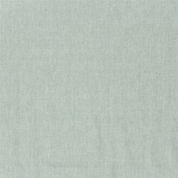 Leinen Chambray Fischgräte Melange - antikgrün