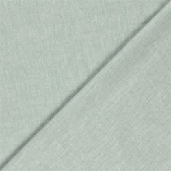 Leinen Chambray Fischgräte Melange - antikgrün