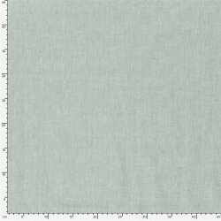 Leinen Chambray Fischgräte Melange - antikgrün