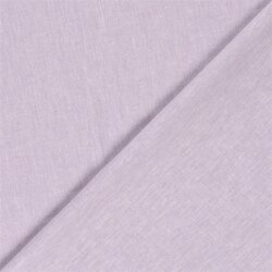 Leinen Chambray Fischgräte Melange - helllila