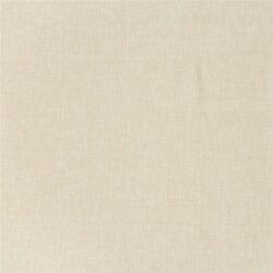 Leinen Chambray Fischgräte Melange - hellbeige