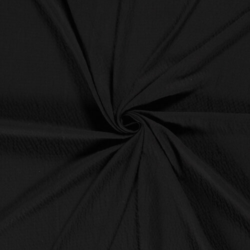 Viskosestoff Bubble Uni - schwarz