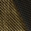Steppstoff Gefüttert Glanz Karo´s - gold